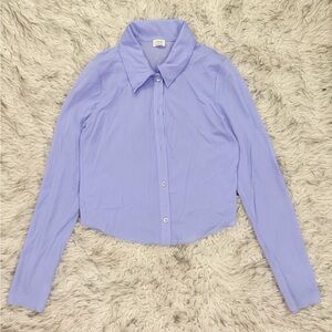 Wilfred ‘Pose’ Waist Longsleeve - Soft Iris